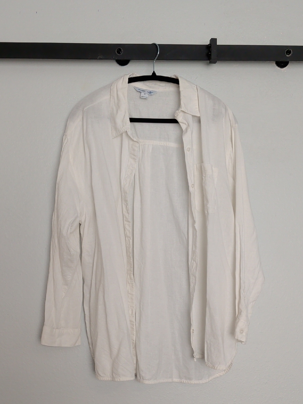 Old Navy Women's Lightweight Shirt Jacket in Off-White